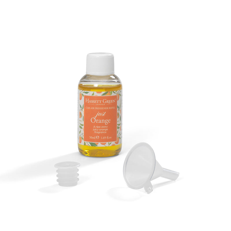 Just Orange - Car Air Freshener Refill 50ml Bottle