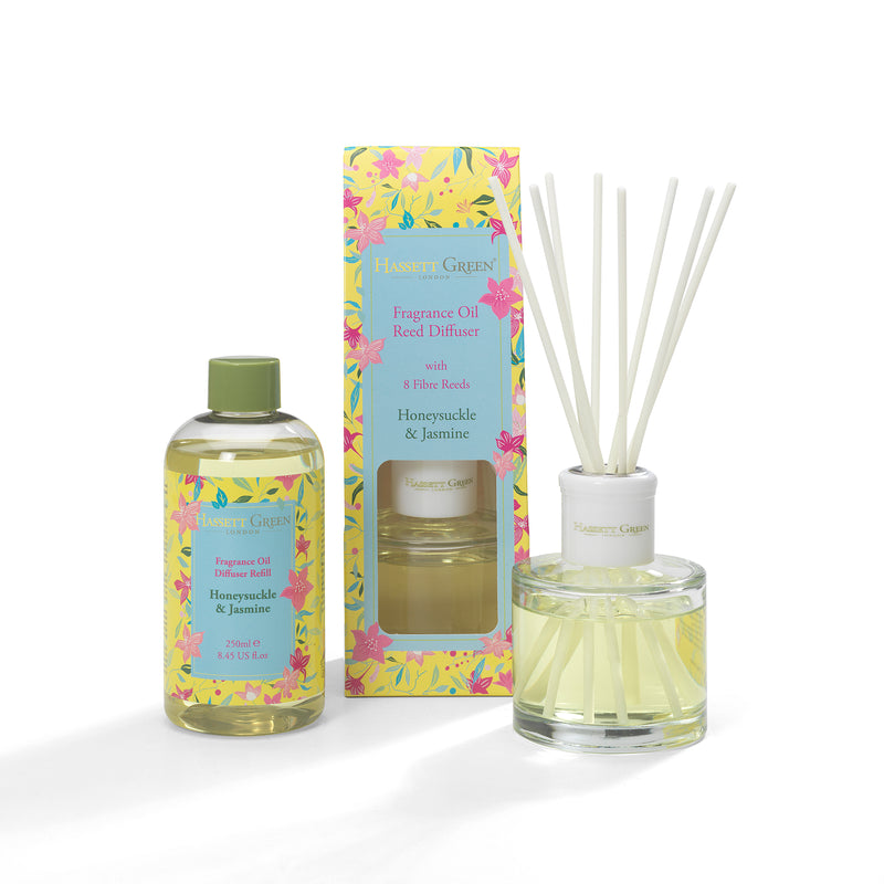 Honeysuckle & Jasmine - Reed Diffuser and Refill Combination Set