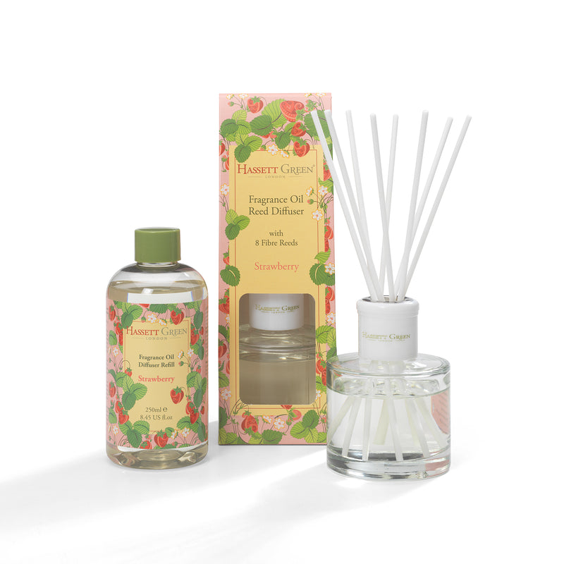 Strawberry - Reed Diffuser and Refill Combination Set