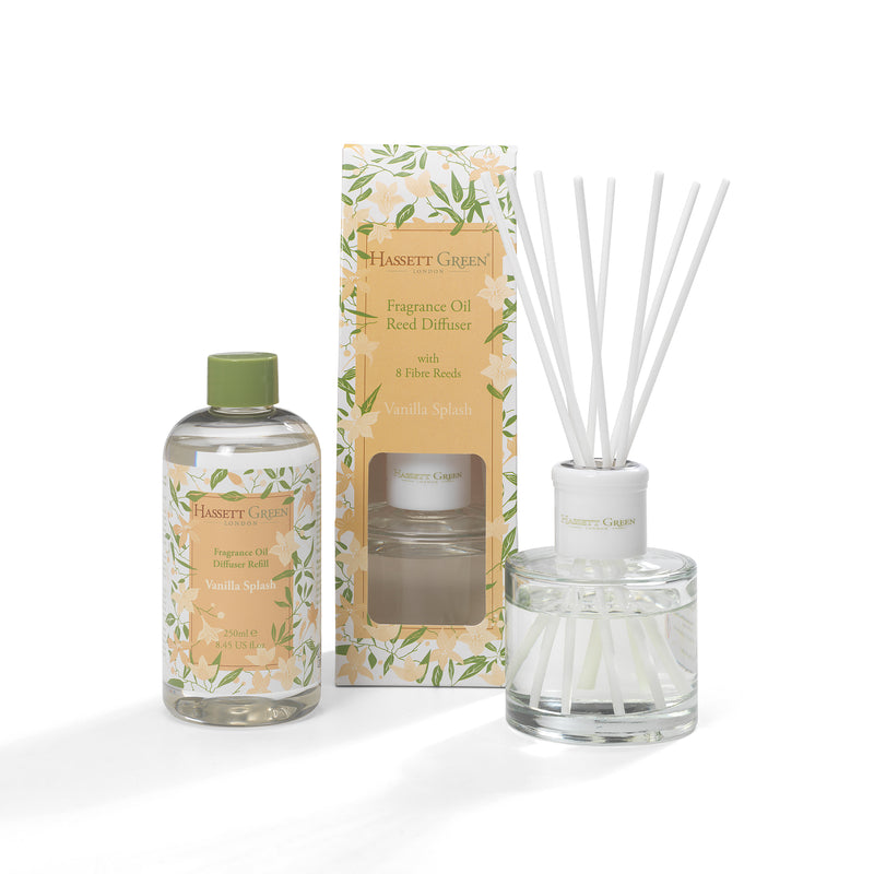 Vanilla Splash - Reed Diffuser and Refill Combination Set