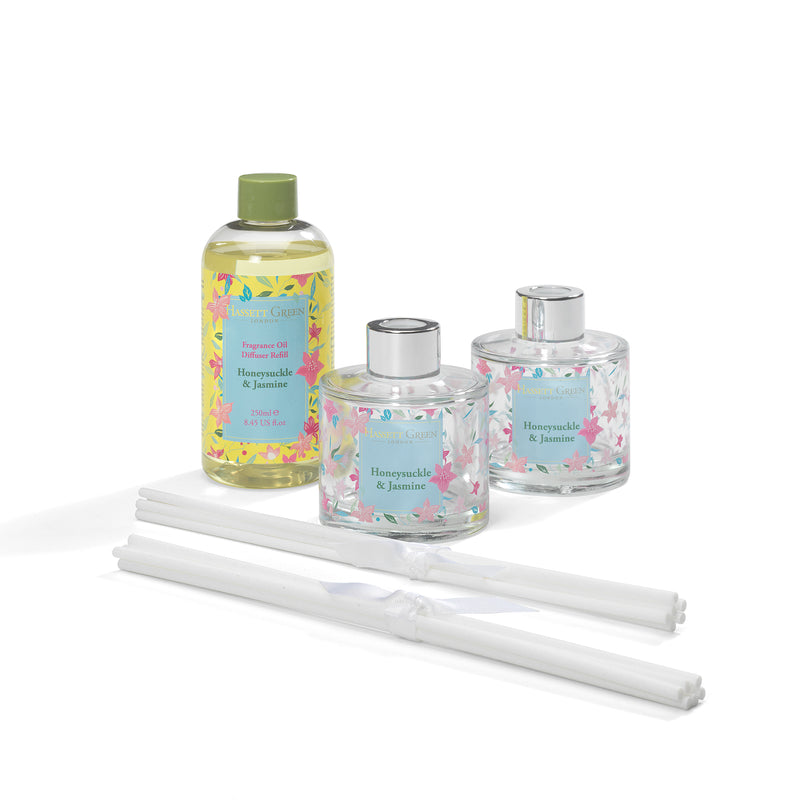 Honeysuckle & Jasmine - Reed Diffuser Duo Set - 2 x 125ml