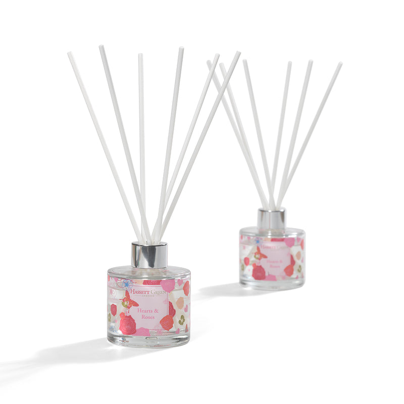 Hearts & Roses - Reed Diffuser Duo Set - 2 x 125ml