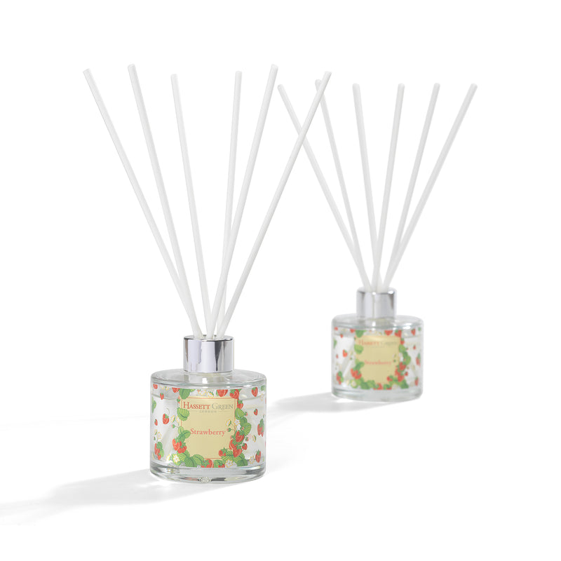 Strawberry - Reed Diffuser Duo Set - 2 x 125ml