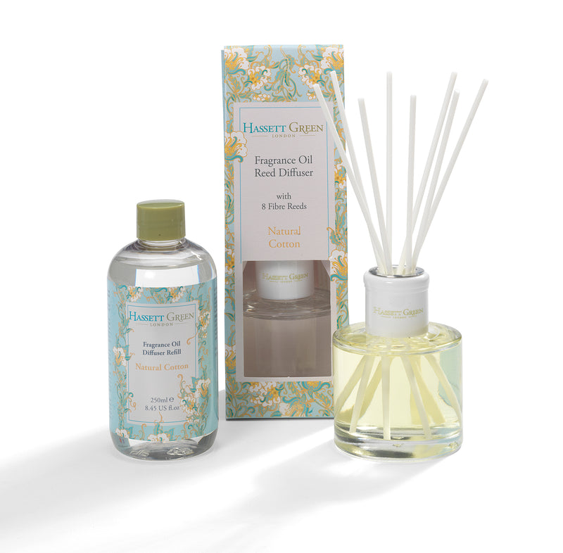 Natural Cotton - Reed Diffuser and Refill Combination Set