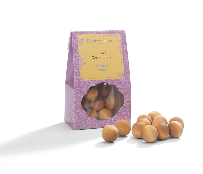 Lavender Vanilla - Scented Wooden Balls Pack of 12